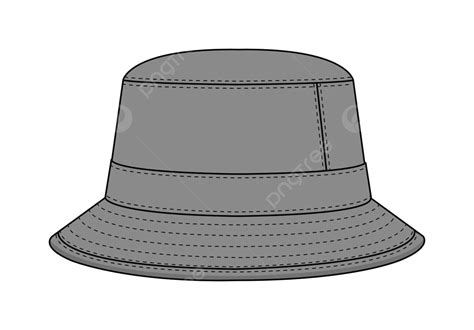 Bucket Hat Template Vector Illustration Head Visors Mockup Vector, Head ...