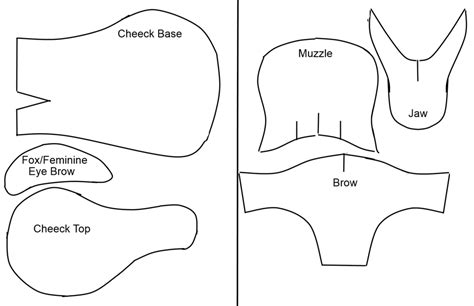 Fursuit Head Template