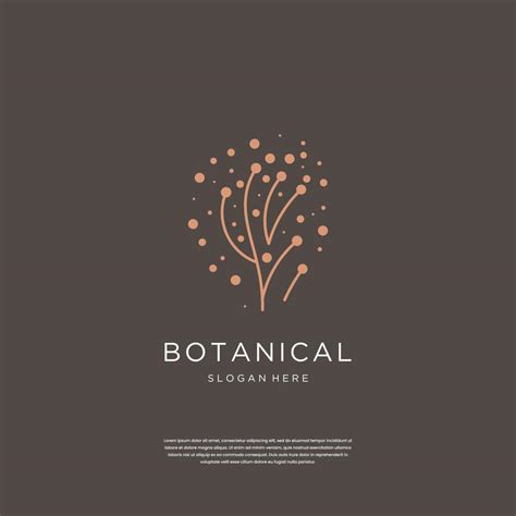 Abstract luxury botanical logo design inspiration. 17598474 Vector Art at Vecteezy