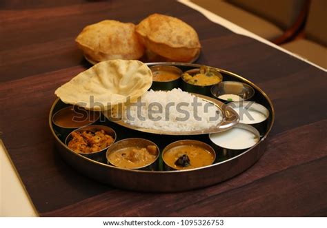 Andhra Thali Stock Photo (Edit Now) 1095326753