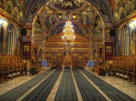 Romanian Orthodox Church interior | Interiorul bisericii Măn… | Flickr