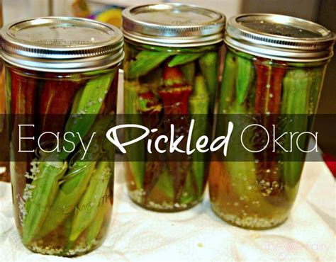 Easy Pickled Okra | Pickled okra, Canning pickled okra, Pickled okra ...