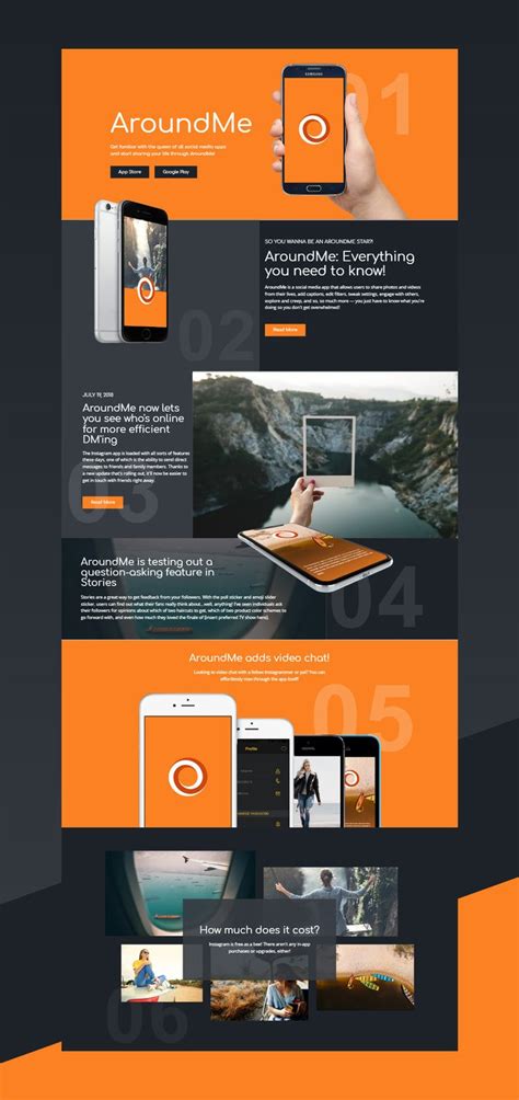 Free Template by Nicepage Builder | Responsive web design, Web layout design, Mobile website design