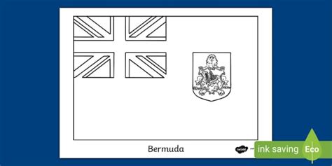 Bermuda Flag Colouring Sheet | Activity Sheets | Twinkl