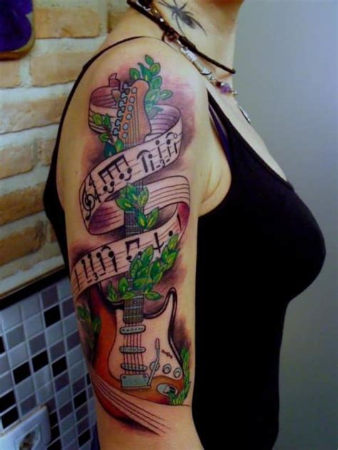 110 Charming Music Tattoo Designs