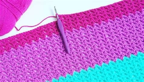 Crochet V Stitch Baby Blanket