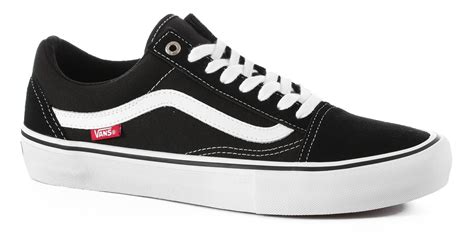 Vans Old Skool Pro Skate Shoes - black/white - Free Shipping