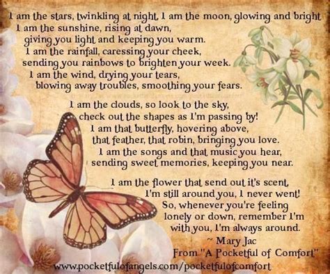 The Bereavement Poem - Comfort - Reassurance - from 'A Pocketful of Comfort' by Mary Jac ...