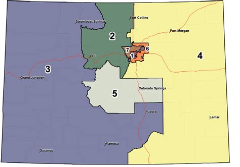 colorado representative districts map - Inga Kohler