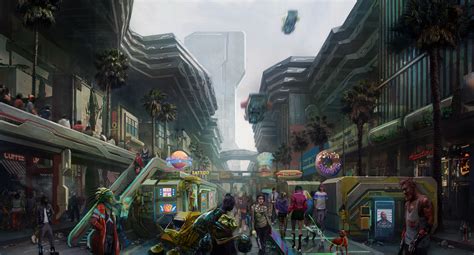 The latest Cyberpunk 2077 concept art shows gang-controlled Heywood | PC Gamer