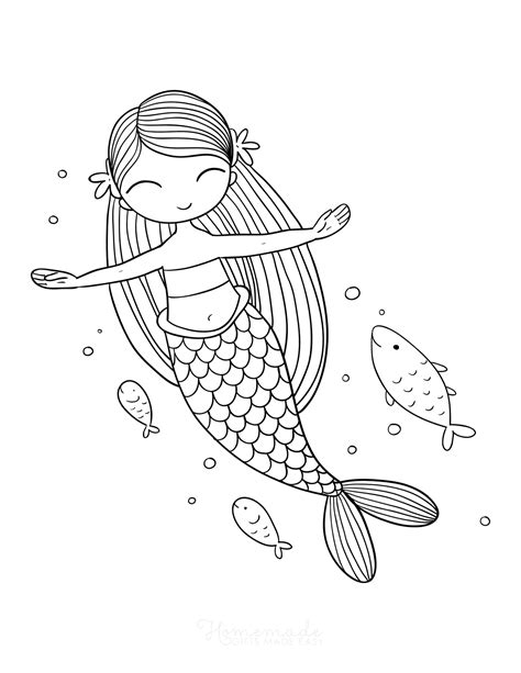 Ariel The Mermaid Coloring Pages To Print