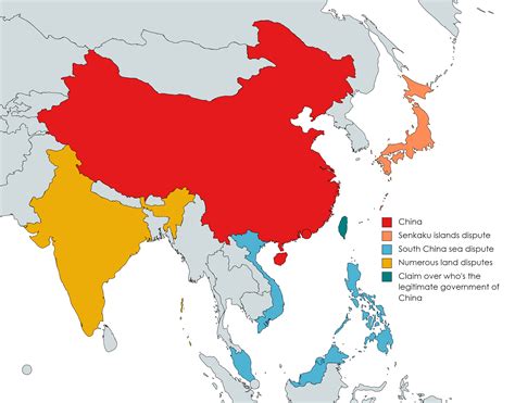 Ongoing territorial disputes involving the People's Republic of China ...