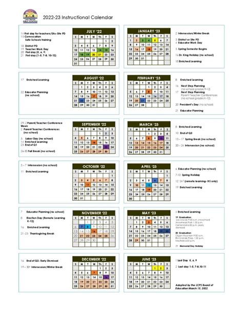 Las Cruces Public Schools Calendar 2022-2023