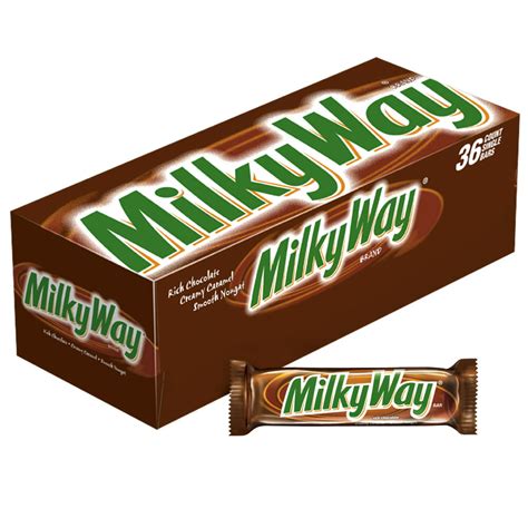 MILKY WAY Milk Chocolate, Singles Size Candy Bars, 1.84 Oz 36 Ct - Walmart.com - Walmart.com