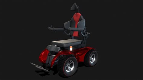 Compact electric wheelchair + rigg - 100% free - Download Free 3D model by Tijerín Art Studio ...