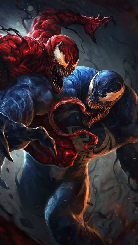 Carnage vs Venom Marvel 4K #610h Wallpaper PC Desktop