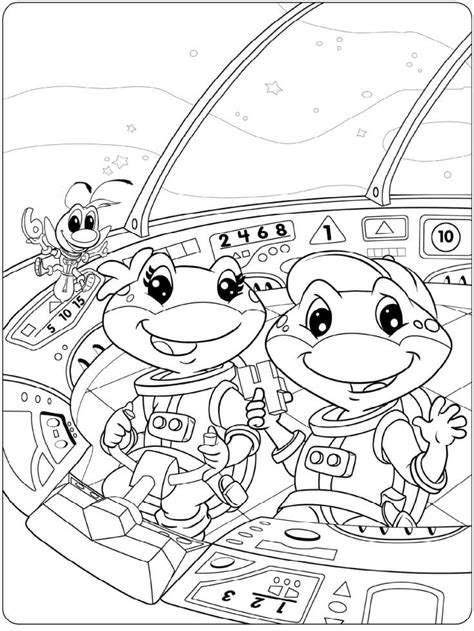 Leapfrog 3 Coloring Page - Free Printable Coloring Pages for Kids