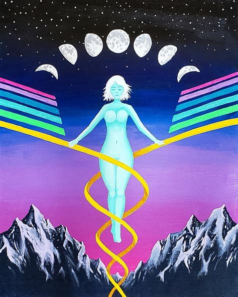 Astral Projection Painting by Kayla Dickerson - Fine Art America