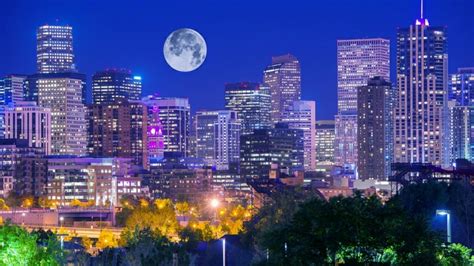 Denver Skyline Wallpapers - Top Free Denver Skyline Backgrounds ...