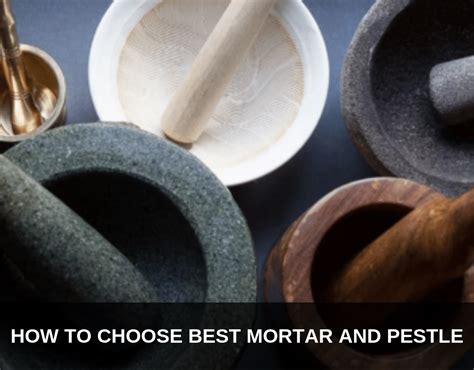 Best Guide On Best Mortar and Pestle Material With Its Uses - AntsLAB