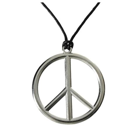 Hippie Peace Sign Necklace | The Costumer