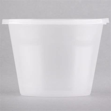 6 oz. Plastic Cups With Lids - 500/Case | WebstaurantStore