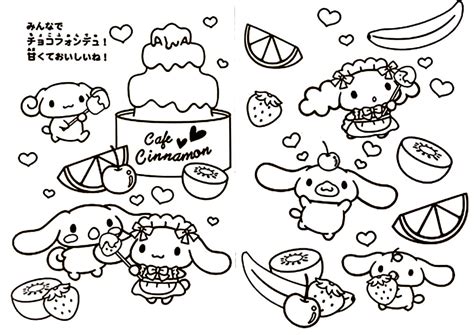 Sanrio Cinnamoroll Coloring Page - Free Printable Coloring Pages for Kids