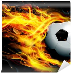 Miiverse Soccer Ball On Fire Png - Fussball Feuer - Free Transparent PNG Download - PNGkey