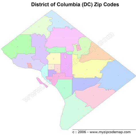 Where is District of Columbia on the Map