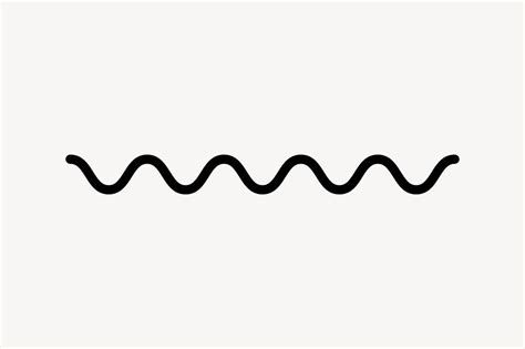 Wavy line doodle element vector | Premium Vector - rawpixel