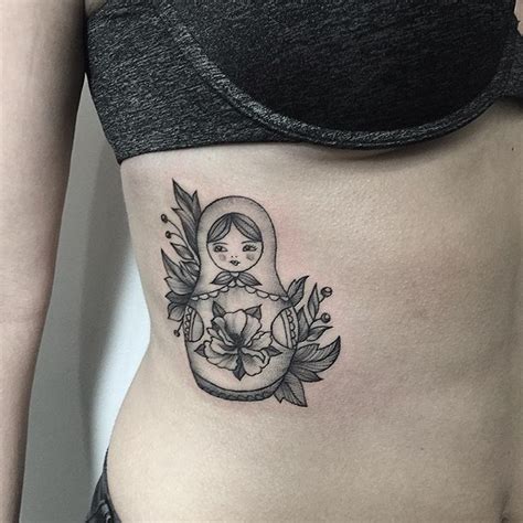 Russian doll for visitor from New York @baldg_yulia #tattoo #tattooalinatu… #TattooIdeasForMoms ...