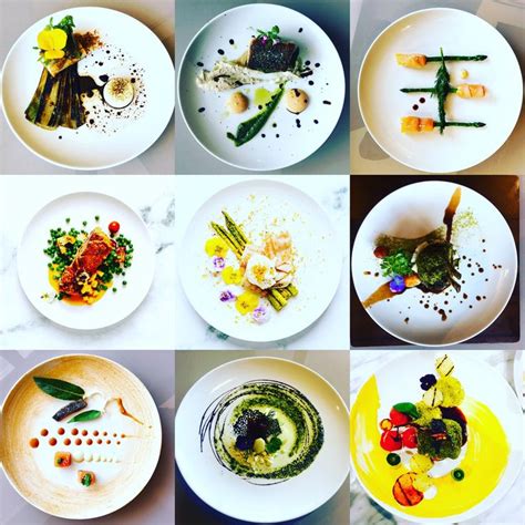 My round plates | Food plating, Food plating techniques, Bistro food