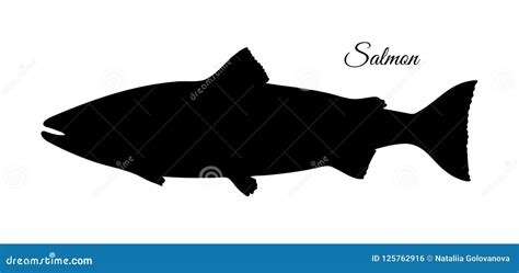 Salmon Fish Silhouette