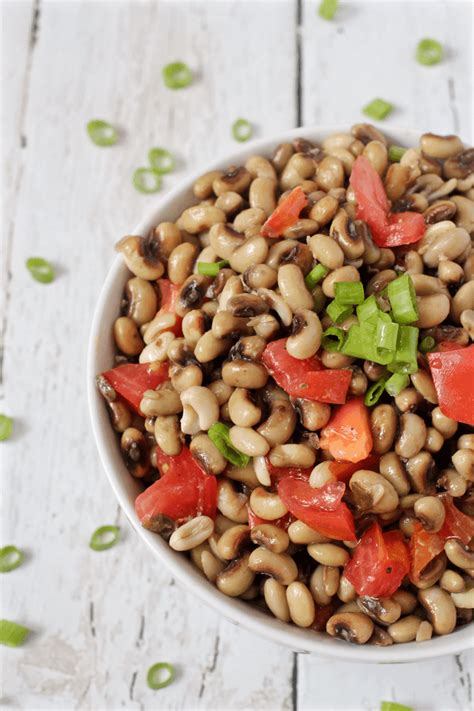 Crowder peas with tomatoes and green onions - Family Food on the Table