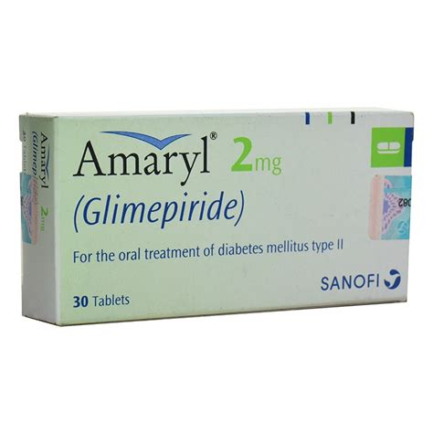 Amaryl 2mg Tab 30s | Super Health