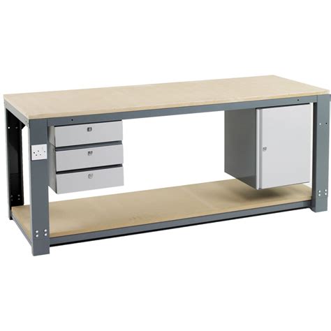 Garage Workbench with Drawers | Heavy Duty Industrial Workbench | LLM ...