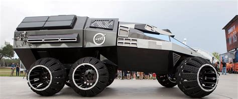 NASA unveils futuristic mars rover concept vehicle