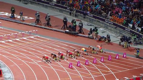 Womens 100 Metre Hurdle Final London Olympics - YouTube