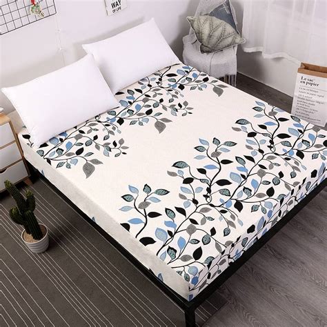 Printed Waterproof Fitted Mattress Cover - Best Quality Bedding