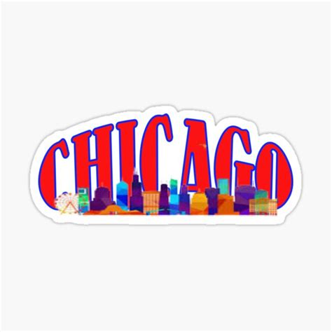 "CHICAGO CITY" Sticker for Sale by expert1 | Redbubble