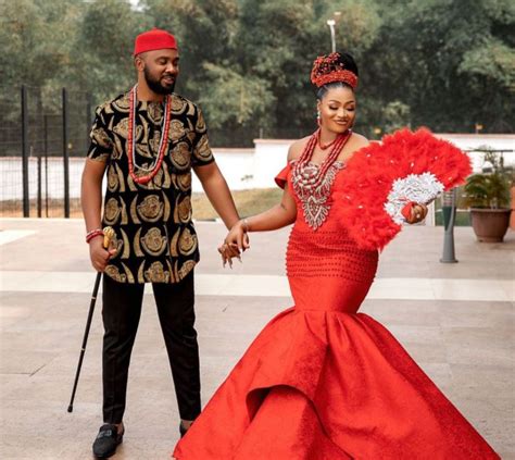 Igbo Traditional Attire For Couple /Nigerian Wedding Suit For Isiagu ...