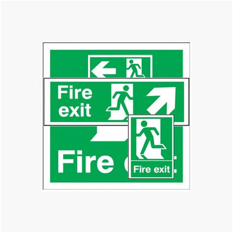 Fire Exit Running Man Signs | Safety Signs