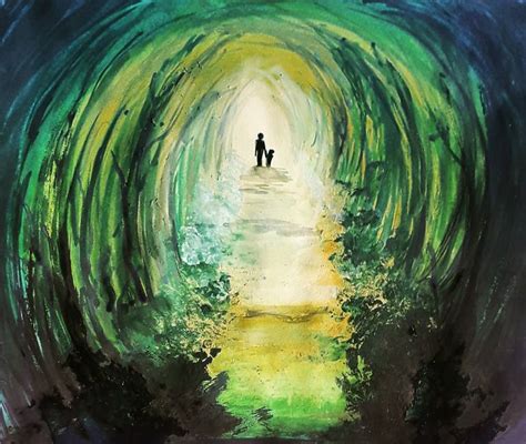 Light at the end of the Tunnel Painting by Sahani Madihage | Saatchi Art