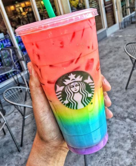 starbucks rainbow drink - Google Search | Secret starbucks drinks, Starbucks secret menu ...