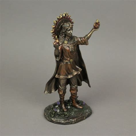 Veronese Design - Belenus Celtic God Of Sun And Healing Bronze Finish Cold Cast Resin Statue ...