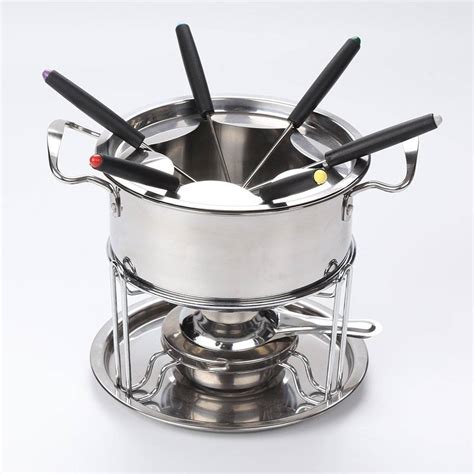 Wholesale Enamel Cast Iron Cookware Chocolate Cheese Fondue Set With ...