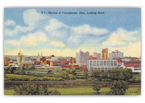 Youngstown, ohio, skyline | vintage ansichtkaarten 🗺 📷 🎠 | Echte ...