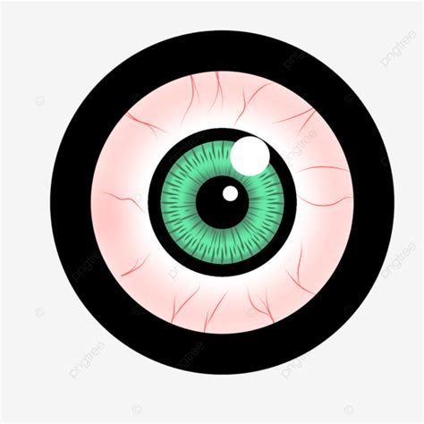 Eyeball Green Vector, Eyeball Icon, Human Eyes, Halloween PNG and Vector with Transparent ...