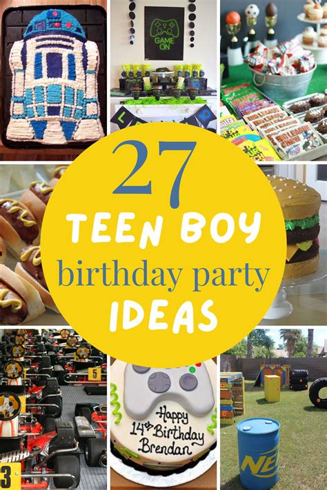 27+ Cool Teen Boy Birthday Party Ideas - momma teen