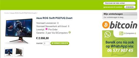 ASUS ROG Swift 4K 144Hz G-Sync Monitor Listed For $3000 ...